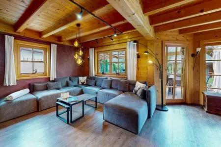 Living room Ferienhaus Loisachufer