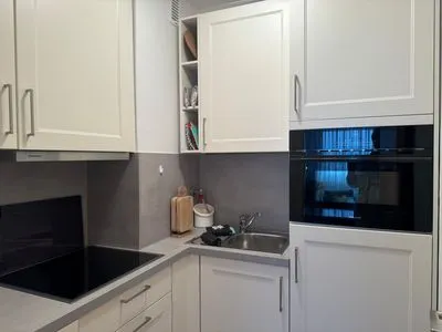 Küche / Küchenzeile Ferienwohnung im Haus Nordland App 78