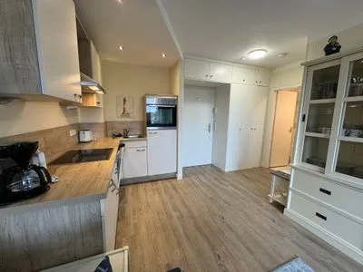 Küche / Küchenzeile Ferienwohnung im Haus Nordland App 61