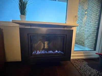 Gaskamin Ferienwohnung Brandenburgerstr. 11 - Dühne16 mit kleinem Meerblick