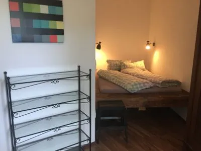 Schlafzimmer Apartment PIANOFORTE 7d mit 2 Terrassen und Maxiküche