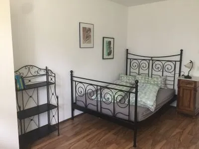 Schlafzimmer Apartment PIANOFORTE 7d mit 2 Terrassen und Maxiküche