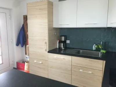 Küche / Küchenzeile Apartment Gartenblick 7c mit überdachtem Balkon