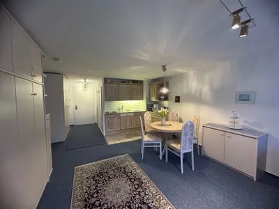 Wohnzimmer Ferienwohnung im Hanseatenhaus App. 3