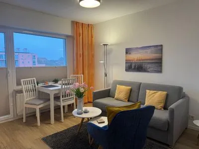 Wohnzimmer Ferienwohnung im Haus Nordland App 22