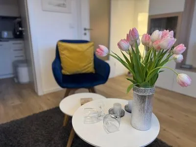 Wohnzimmer Ferienwohnung im Haus Nordland App 22