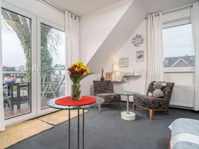 Blick auf den Westbalkon  Ferienwohnung Ohana