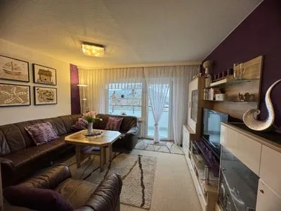 Wohnzimmer Ferienwohnung im Haus Nordland App 44