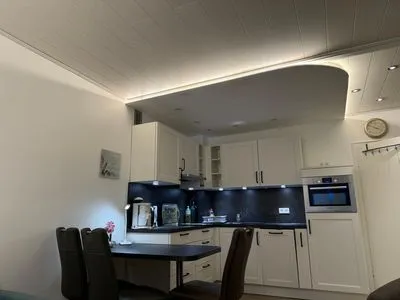 Küche / Küchenzeile Ferienwohnung im Haus Nordland App 76 (Hund)