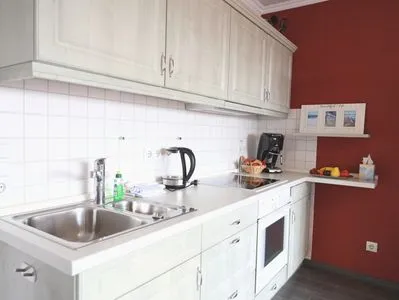 Küche / Küchenzeile Kjeirstr. 34, Whg. 18, Haus Atlanta, Krabbenliebe