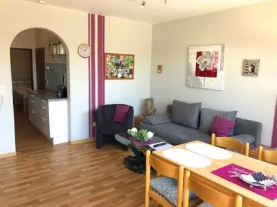 Wohnzimmer Ferienwohnung Schlordt