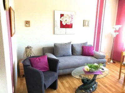 Wohnzimmer Ferienwohnung Schlordt