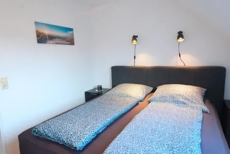 1.Schlafzimmer Ferienwohnung de Meev