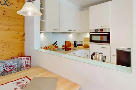 Kitchen Ferienwohnung Alberta