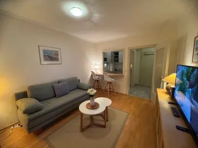 Wohnzimmer Ferienwohnung im Haus Nordland App 87