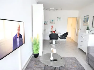 Wohnzimmer Strandstr. 6, Whg. 1