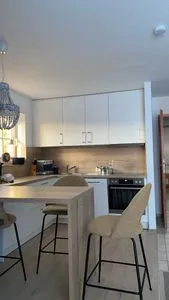 Küche / Küchenzeile Hus op de Wurth Ferienwohnung Seeblick