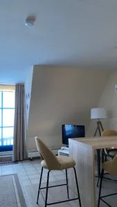 Wohnzimmer Hus op de Wurth Ferienwohnung Seeblick