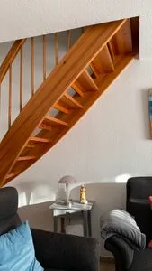 Wohnzimmer Hus op de Wurth Ferienwohnung 17