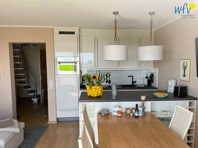 Wohnzimmer Haus Ebbe und Flut Ferienwohnung 2