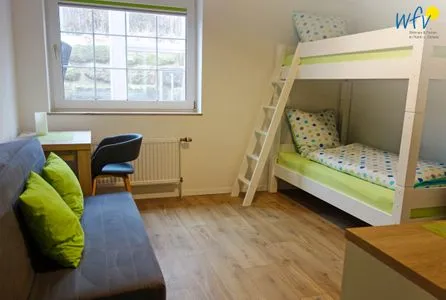 Schlafzimmer Fuhrmannshof Ferienwohnung Frauke