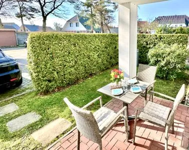 Terrasse Parkresidenz am Hafen Wohnung HF 12 - "Luftsnapper´s"