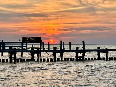 Sonnenuntergang am Strand Parkresidenz am Hafen Wohnung HF 12 - "Luftsnapper´s"