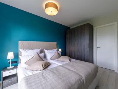 Ferienwohnung Strandnixe Ostseebad Wustrow ZweiWasser Alte Seefahrtschule Schlafzimmer  Strandnixe