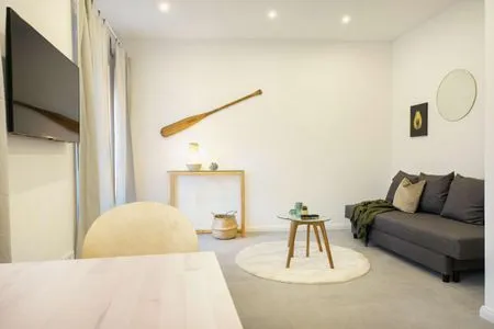 Wohnzimmer Ferienwohnung Palstek Eckernförde