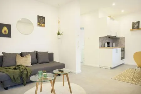 Wohnzimmer Ferienwohnung Palstek Eckernförde