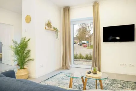 Wohnzimmer Ferienwohnung Achterdeck Eckernförde