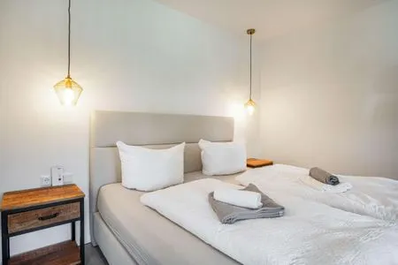 Schlafzimmer Ferienwohnung Meer in Sicht Eckernförde