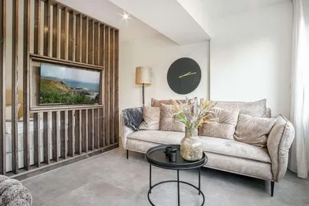 Wohnzimmer Ferienwohnung Meer in Sicht Eckernförde