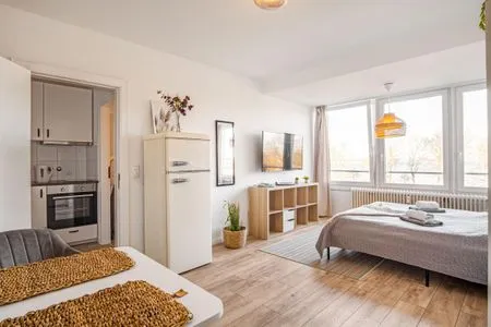 Wohnzimmer Ferienwohnung Strandblick Eckernförde