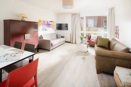 Wohnzimmer Haus Seute Deern, Wohnung Bilge