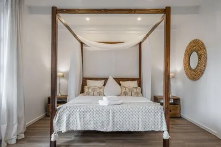 Bett Ferienwohnung Ahoi Inselzeit Pellworm