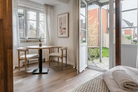 Wohnzimmer Ferienwohnung Ahoi Inselzeit Pellworm