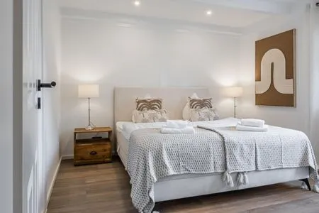 Bett Ferienwohnung Nordseelounge Pellworm