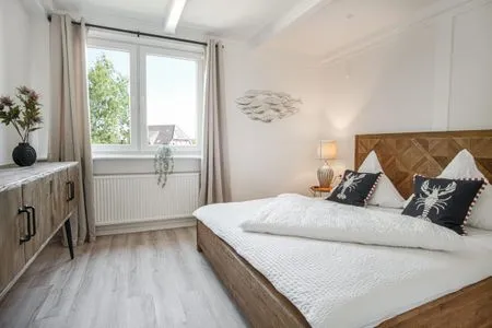 Schlafzimmer Ferienwohnung Nordseeheimat Pellworm