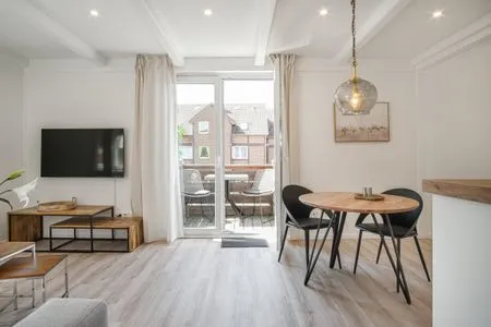 Wohnzimmer Ferienwohnung Nordseeheimat Pellworm