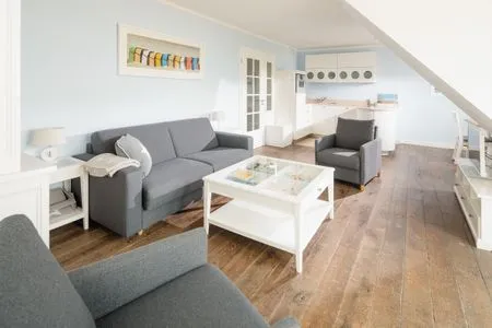 Wohnzimmer Ferienwohnung Sternendeck