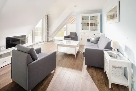 Wohnzimmer Ferienwohnung Sternendeck