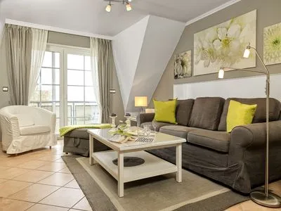Wohnzimmer Landhaus am Meer Friesenstübchen