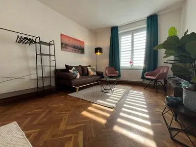 Living room Wohnperle Oskar06 - zentral, Parkplatz