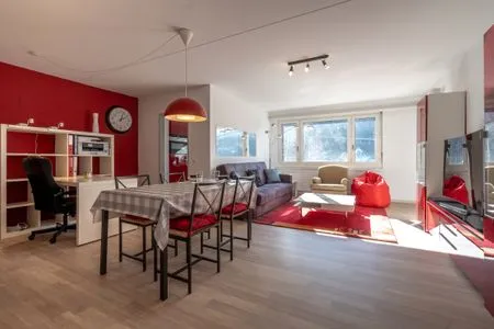 Wohnzimmer Apartment Seeperle