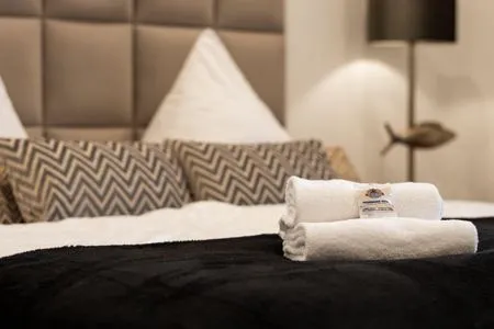 Schlafzimmer Ferienwohnung Meerzeit Pellworm