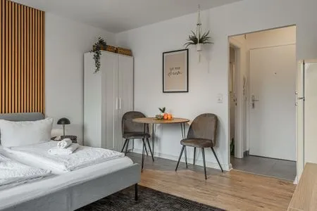 Bett Ferienwohnung Förde-Stübchen Eckernförde