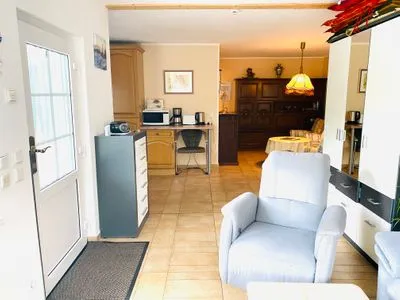 Wohnzimmer Ferienhaus Matthies