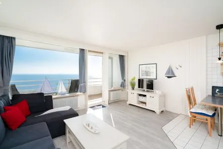 Wohnzimmer Ferienpark Sierksdorf Seaside-Koje