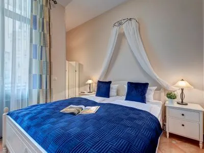 Schlafzimmer Villa Frohsinn, Whg. 07